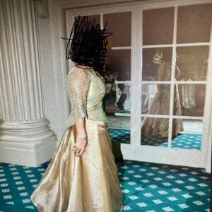 An elegant wedding dress for mother of the Bride or Groom